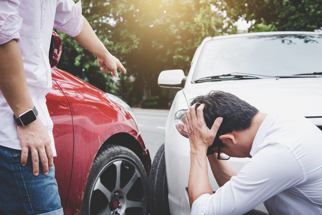 Car accident when you are at fault